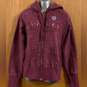 Hurley Brand Full-zip Hoodie, size M. (S99)